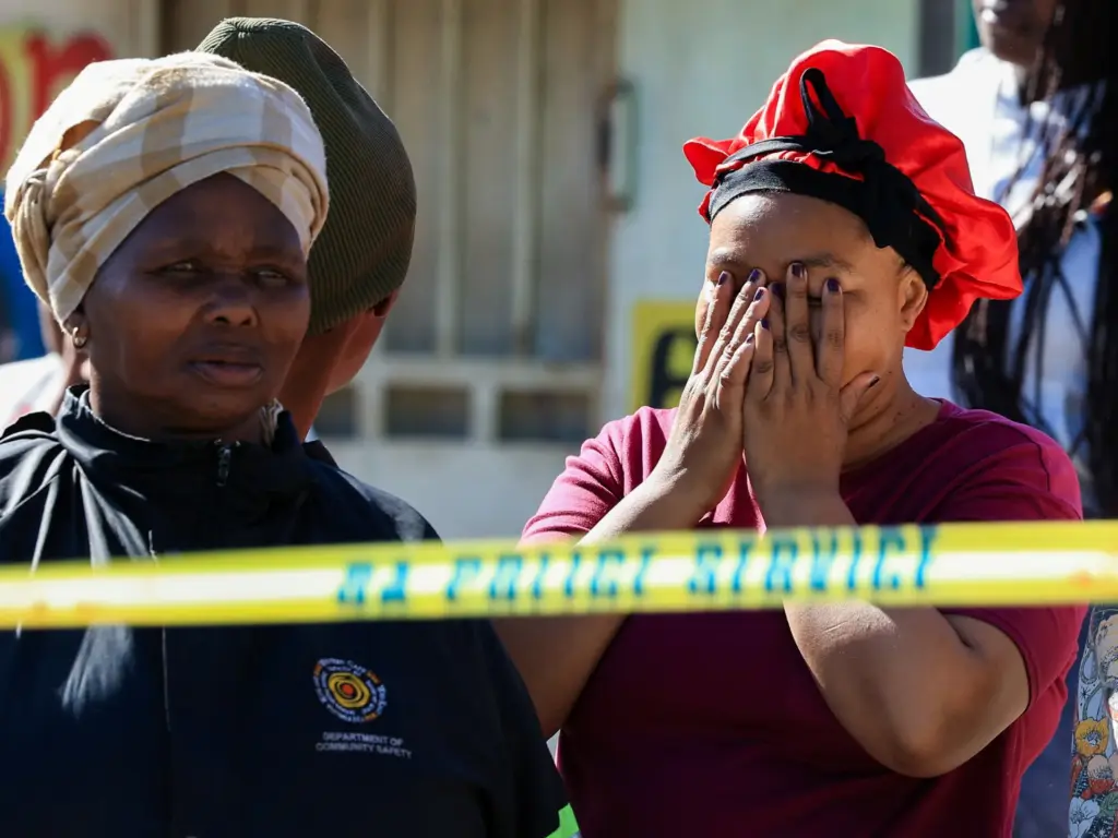 At least 17 killed in South Africa shooting, police hunt for eight suspects