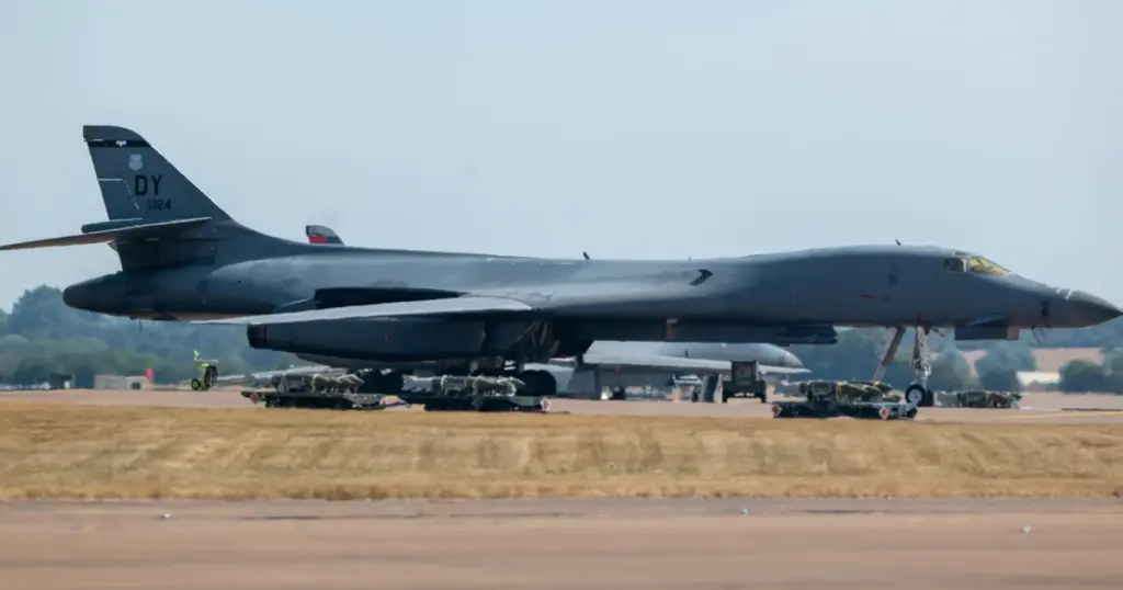 Bomb squad searching vans near U.S. air base in Britain as five men arrested on terror charge
