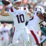 Mike Vrabel admits his concern ‘is very high’ for Patriots after Drake Maye commits 3 turnovers in ugly loss to Jaguars