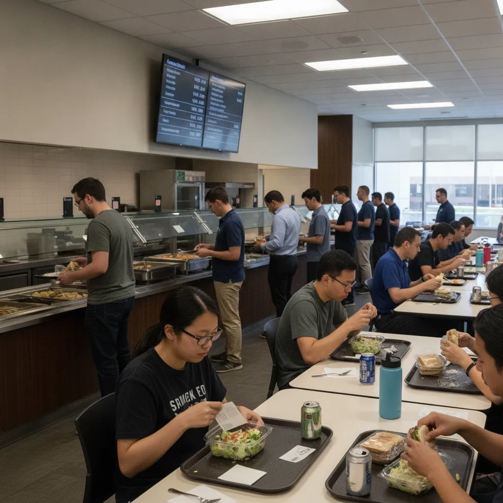 Stock Options Over Salads: Inside Nvidia’s Frugal Food Culture