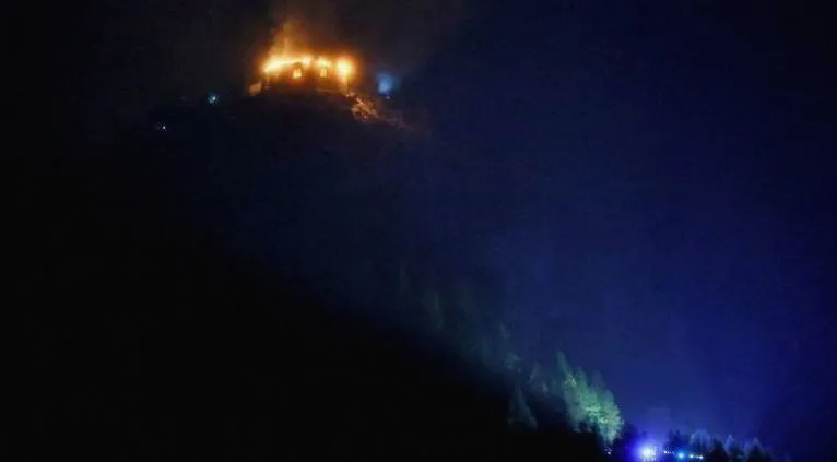 Suspect Detained After Blaze Hits Former Nazi Mountain Stronghold